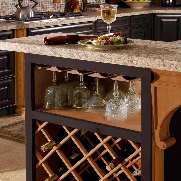 Wine glass wine outlet rack